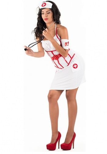 Foto mediana Disfraz sexy de enfermera 4 piezas