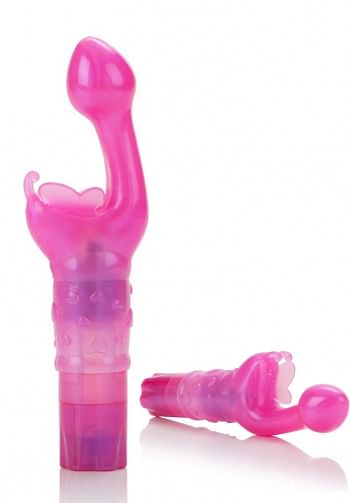 Foto mediana Vibrador punto g y clitoris acuatico rosa