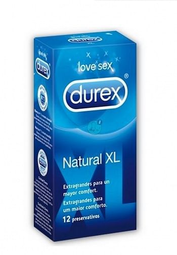 Durex natural XL 12 uds