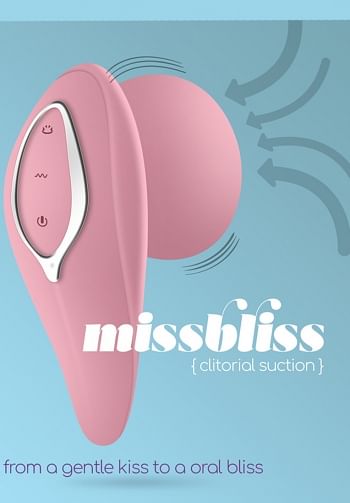 Foto mediana Estimulador de clitoris recargable missbliss rosa