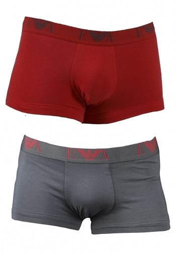 Foto mediana Pack x2 boxer rojo y gris