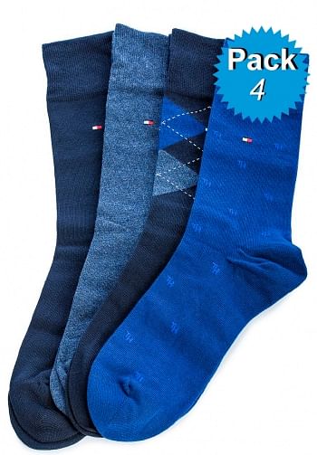 Pack 4 calcetines azules
