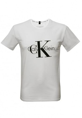 Foto mediana Camiseta hombre Calvin klein logo blanco