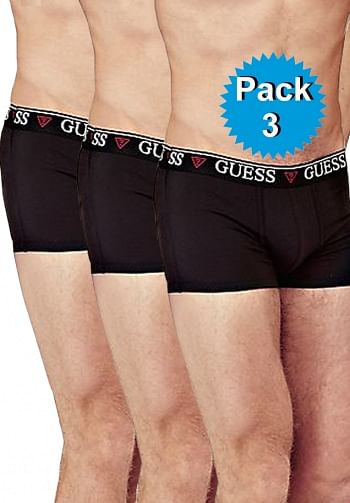Pack 3 boxers negros elastico 