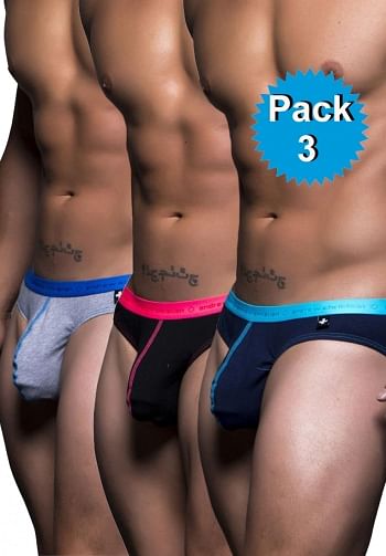 Foto mediana Pack 3 slips almost naked colores
