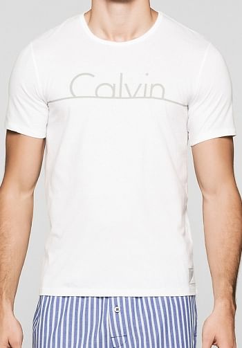 Camiseta CK ID blanca