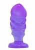 Foto pequeña 2 Plug anal unisex con ventosa lila