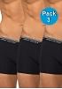 Foto pequeña Pack 3 boxers negros classic stretch