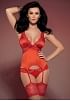 Foto pequeña Secred corset y panties rojo plus