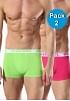 Foto pequeña Pack 2 boxers fresh and bright fucsia y verde