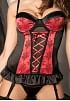 Foto pequeña 2 Rumba corset negro y rojo