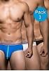 Foto pequeña Pack 3 slips boy almost naked colores