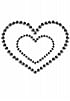 Foto pequeña 2 Pezoneras mimi corazones negros