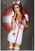 Foto pequeña Disfraz de enfermera con estetoscopio