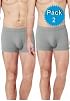 Foto pequeña Pack 2 boxers stone heather grey